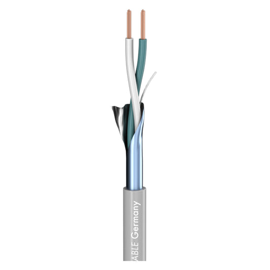 Patch cable SC-Isopod SO-F22; 2 x 0,22 mm²; PVC Ø 3,30 mm; pilkas - 300 m ritė