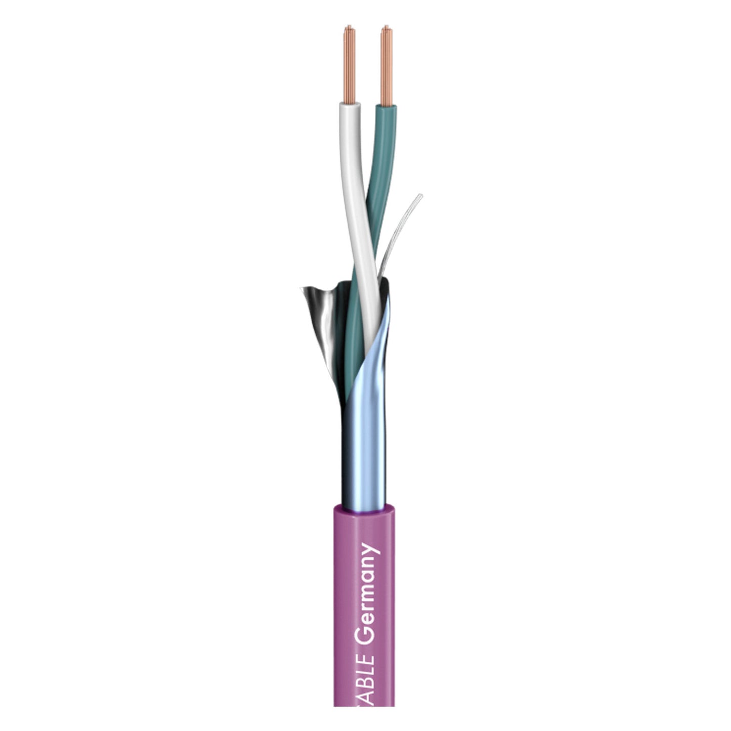 Patch cable SC-Isopod SO-F22; 2 x 0,22 mm²; PVC Ø 3,30 mm; violetinis