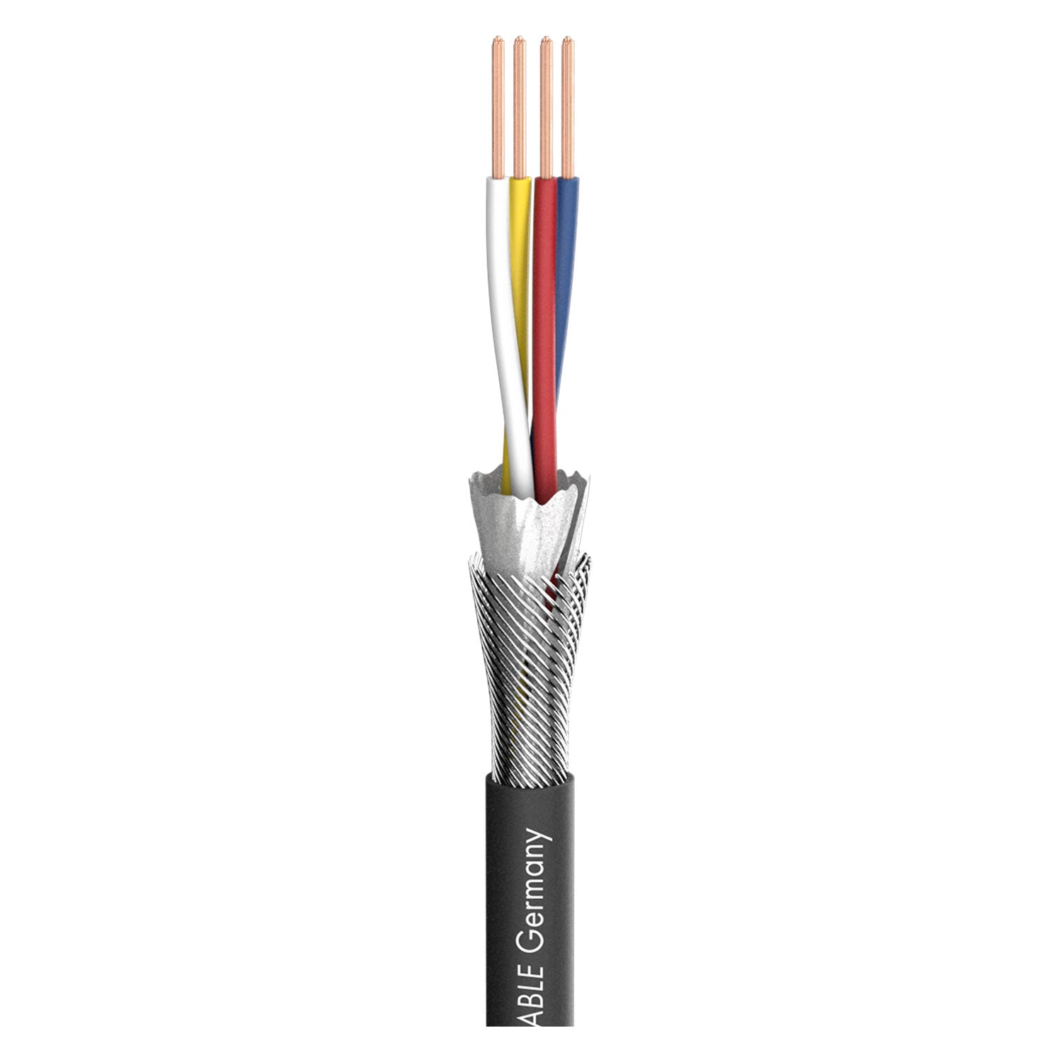 DMX SC-Semicolon 4 AES/EBU; 4 x 0,14 mm²; Soft-PUR-FRNC Ø 5,20 mm; juodas - 500 m ritė