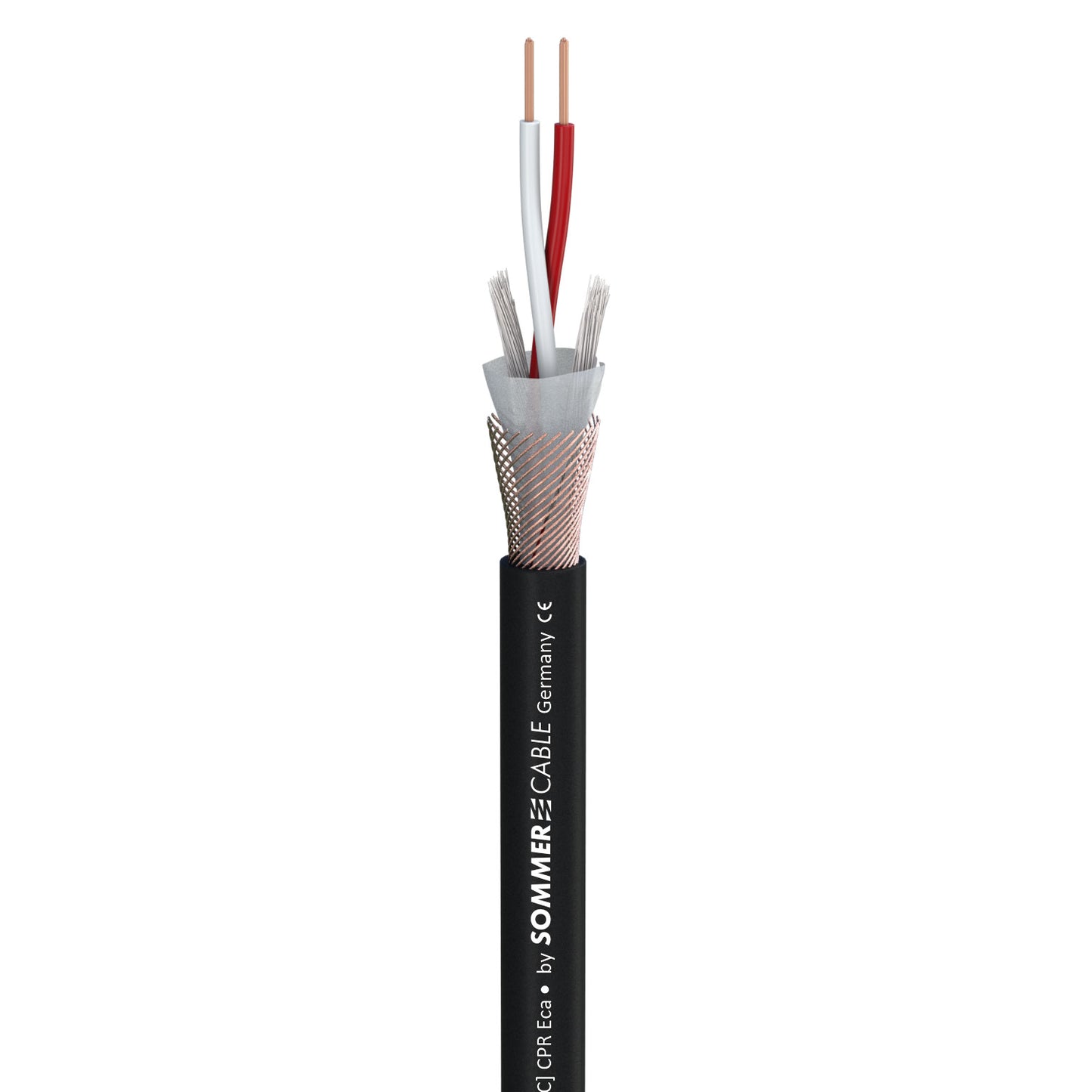DMX Binary 234 AES/EBU MKII; 2 x 0,34 mm²; PVC Ø 6,20 mm; juodas - 300 m ritė