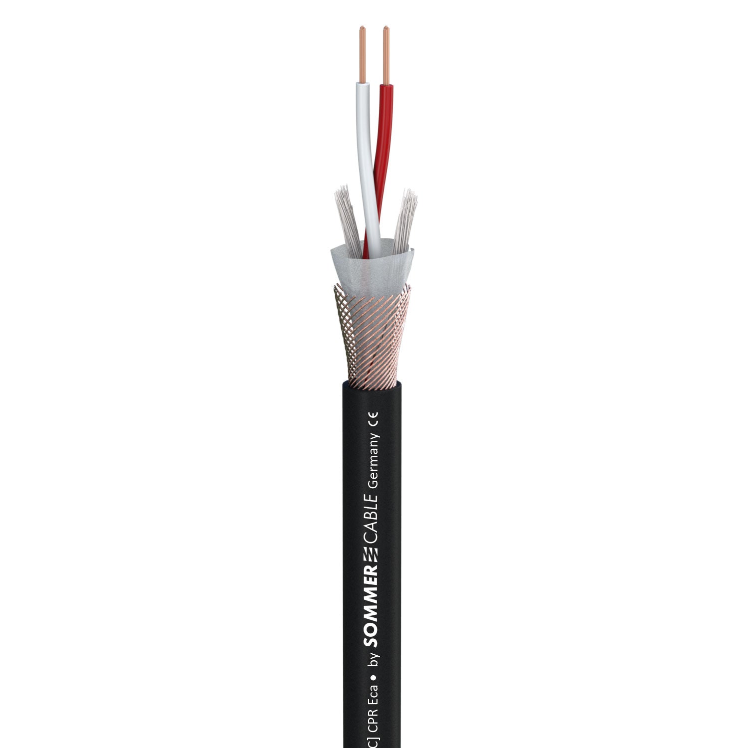DMX Binary 234 AES/EBU MKII; 2 x 0,34 mm²; PVC Ø 6,20 mm; juodas - 500 m ritė
