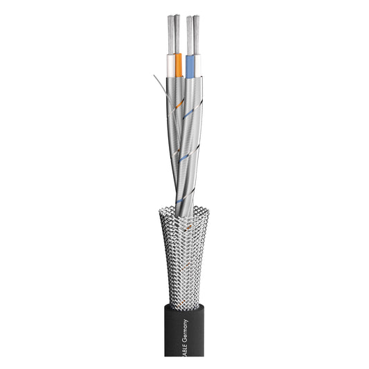DMX Binary 422 TP DMX512; 4 x 0,22 mm²; S-PVC Ø 8,00 mm; juodas - 500 m ritė