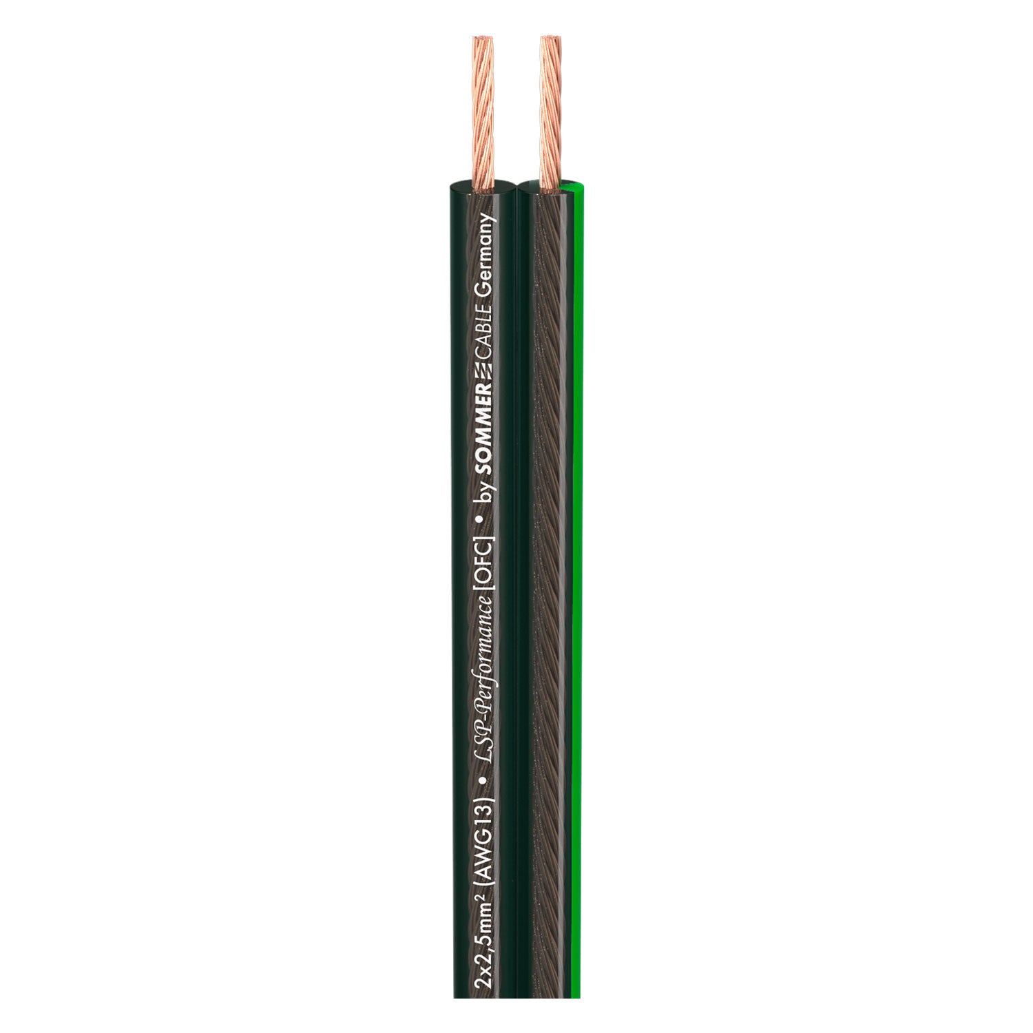 Garsiakalbių kabelis SC-Orbit 225 MKII, HighEnd; 1 x 2 x 2,50 mm²; PVC; 10,2 x 4,8 mm; skaidrus - 100 m ritė