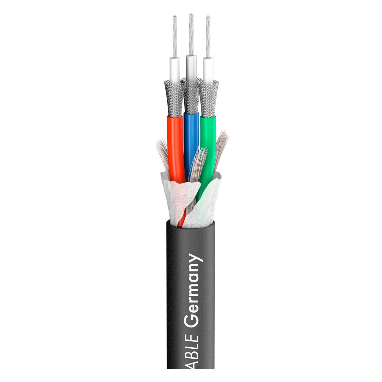 Vaizdo kabelis Transit MINI Flex; 1 x 0,32; Antistatic-PVC Ø 8,20 mm; juodas