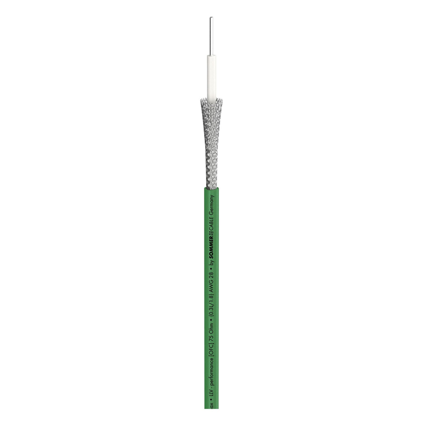 Vaizdo kabelis SC-Monomax; 1 x 0,32; Antistatic-PVC Ø 2,70 mm; žalias