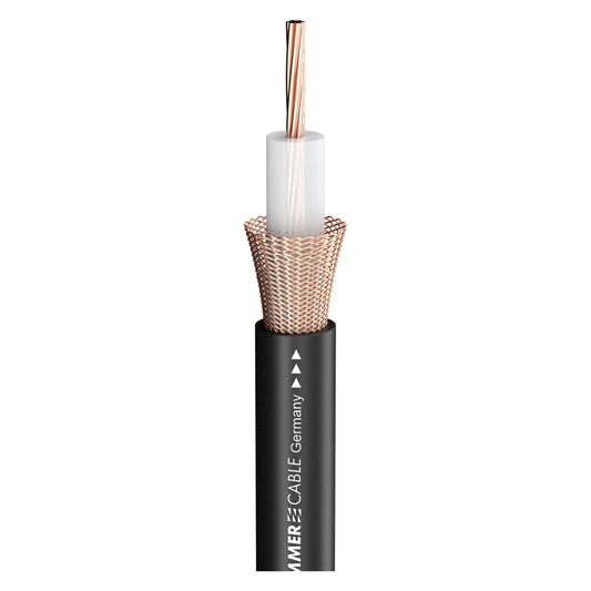 RG/U Coax SC-Classic Series MKII; 1 x 1,98; PVC Ø 10,30 mm; juodas - 500 m ritė