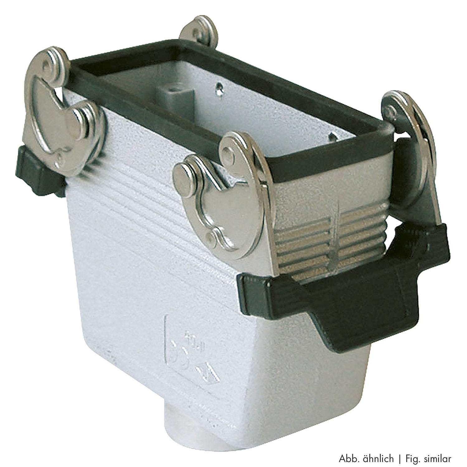 ILME rectangle MP 16, metal-, Sleeve housing, 2 clamps, pilkas
