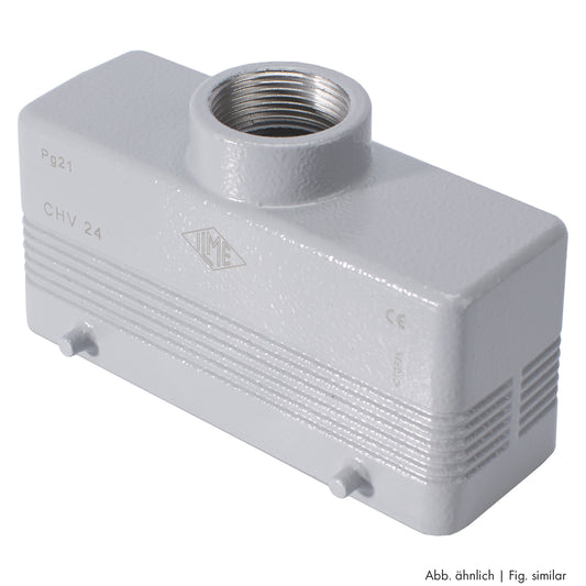 ILME rectangle MP 24, metal-, Sleeve housing, 4 bolts, pilkas