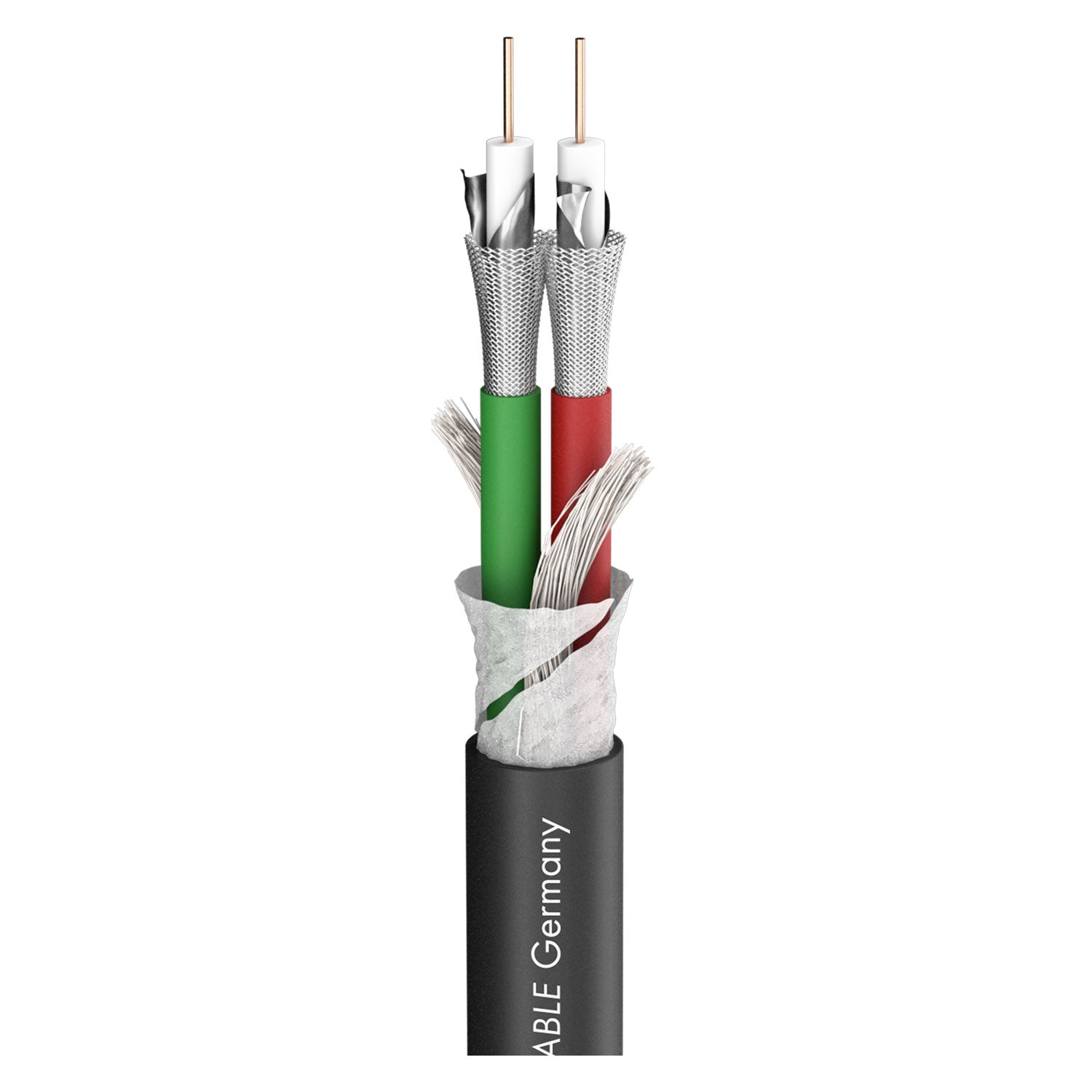 SDI kabelis 12G Transit 2 HD; 1 x 0,60/2,80; PVC Ø 10,20 mm; juodas - 500 m ritė