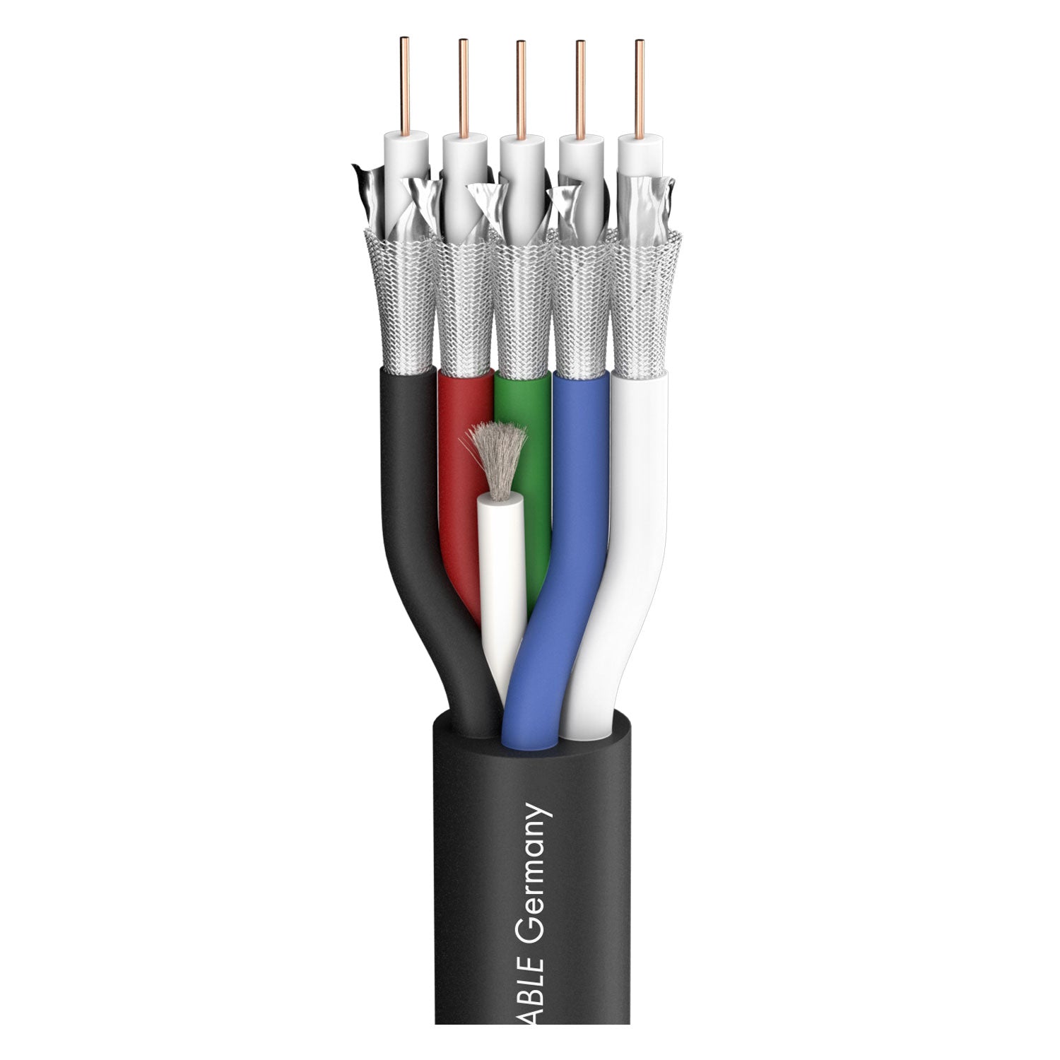 SDI kabelis 12G Transit 5 HD; 1 x 0,60/2,80; PVC Ø 13,80 mm; juodas - 300 m ritė