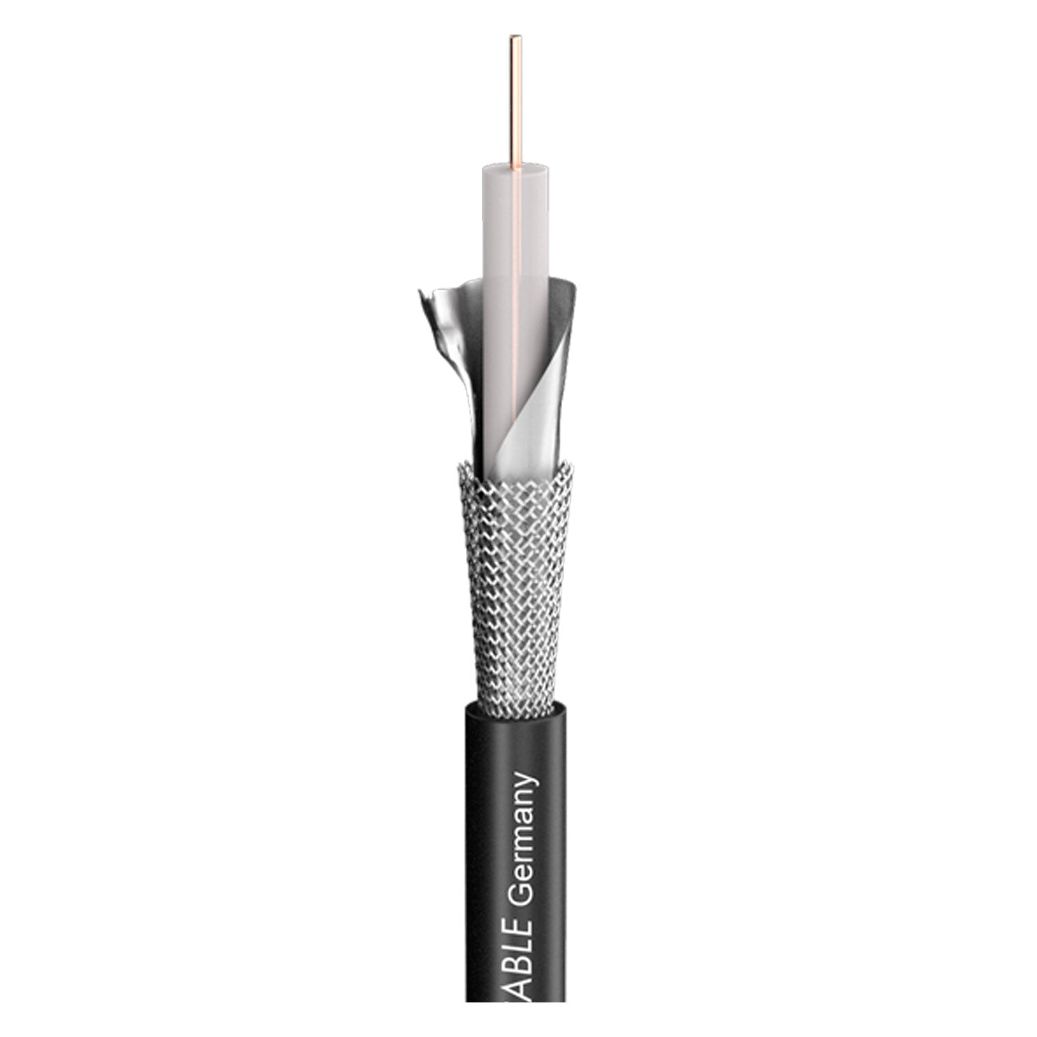 Vaizdo kabelis SC-Focusline MS; 1 x 0,60; PVC, flame-retardant Ø 6,20 mm; juodas - 500 m ritė