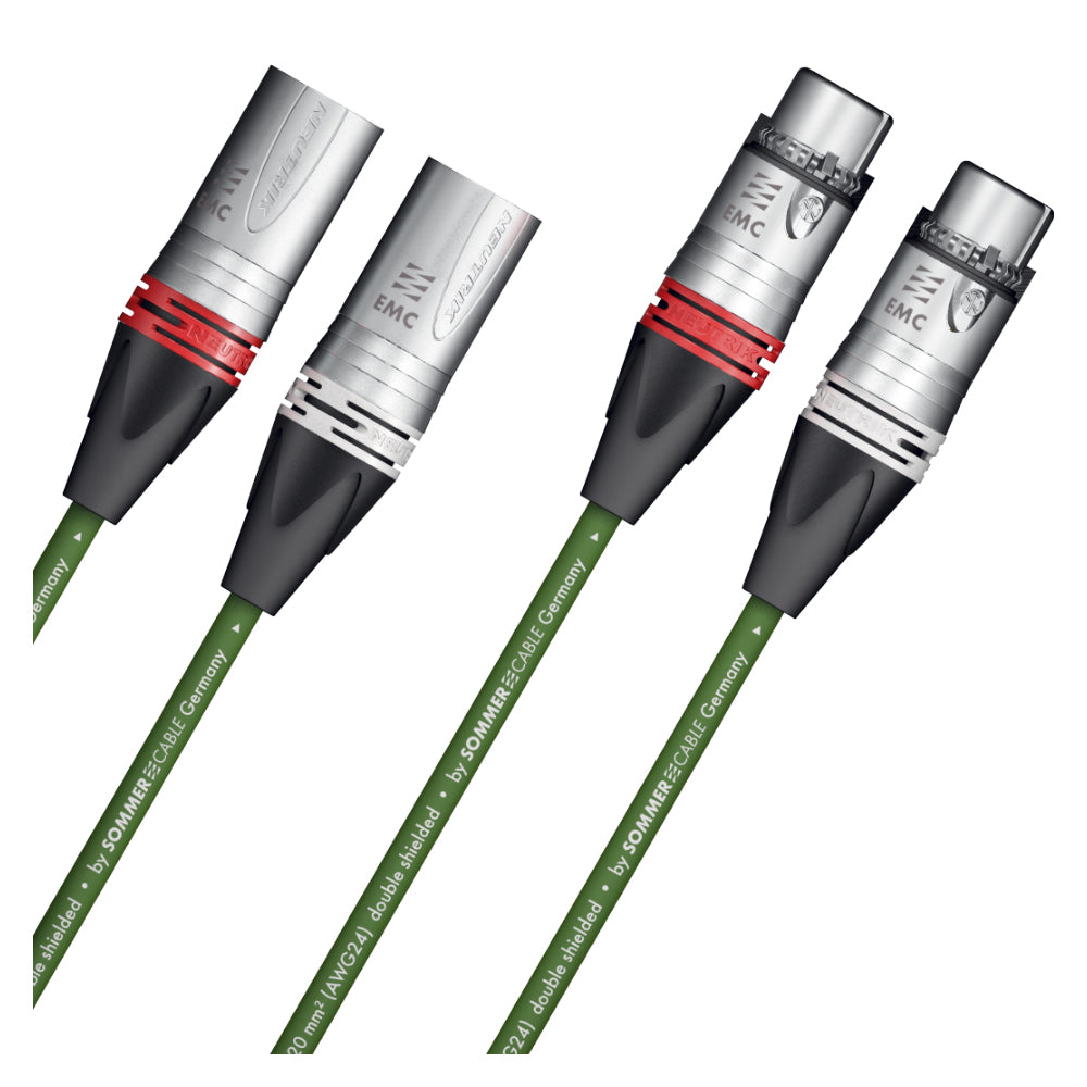 Nf-phonocable stereo pair Albedo, 2 x 0,20 mm² | EMC Special XLR / EMC Special XLR, NEUTRIK®