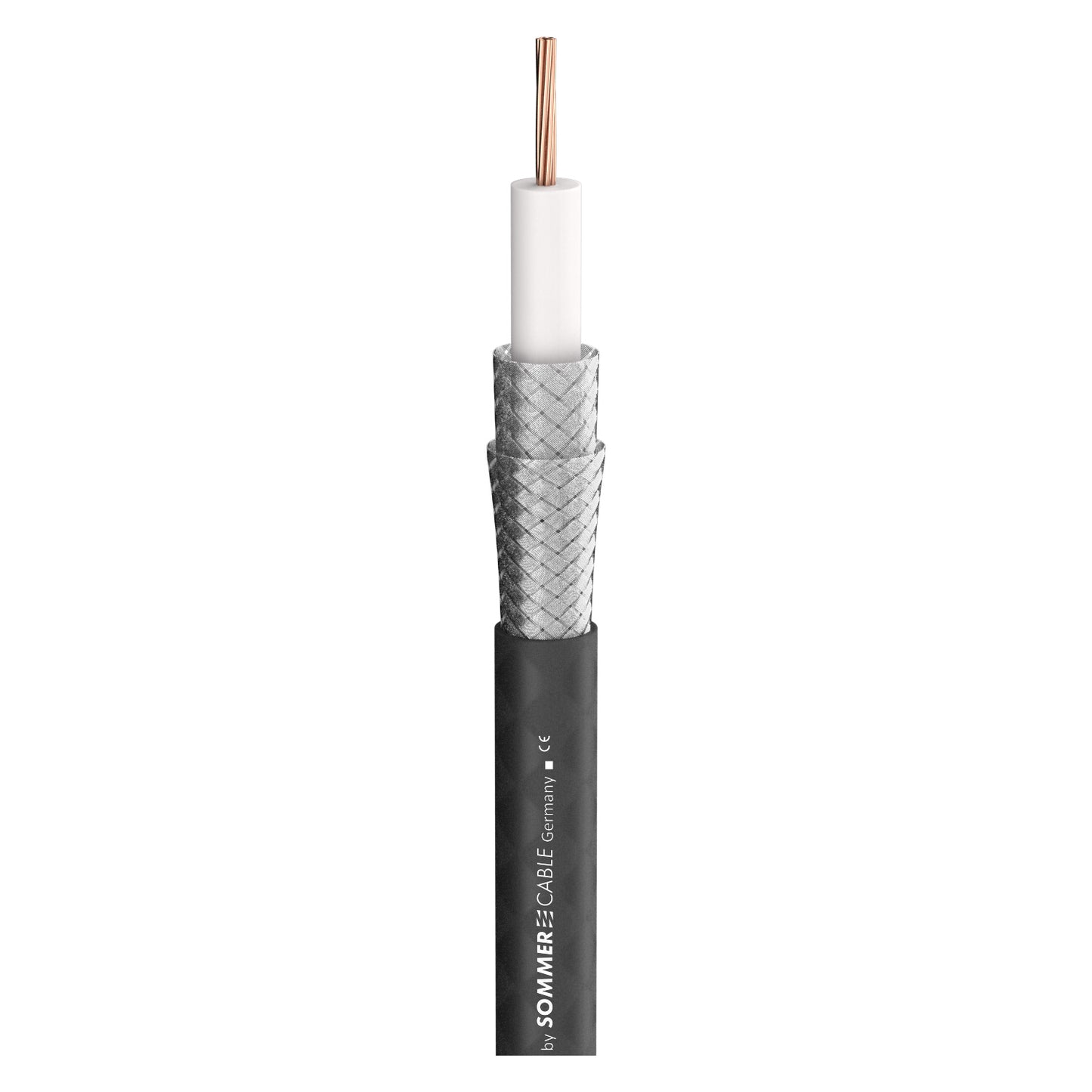 SDI kabelis 12G SC-Vector Plus DZ; 1 x 1,20; PUR Ø 7,10 mm; juodas - 200 m ritė