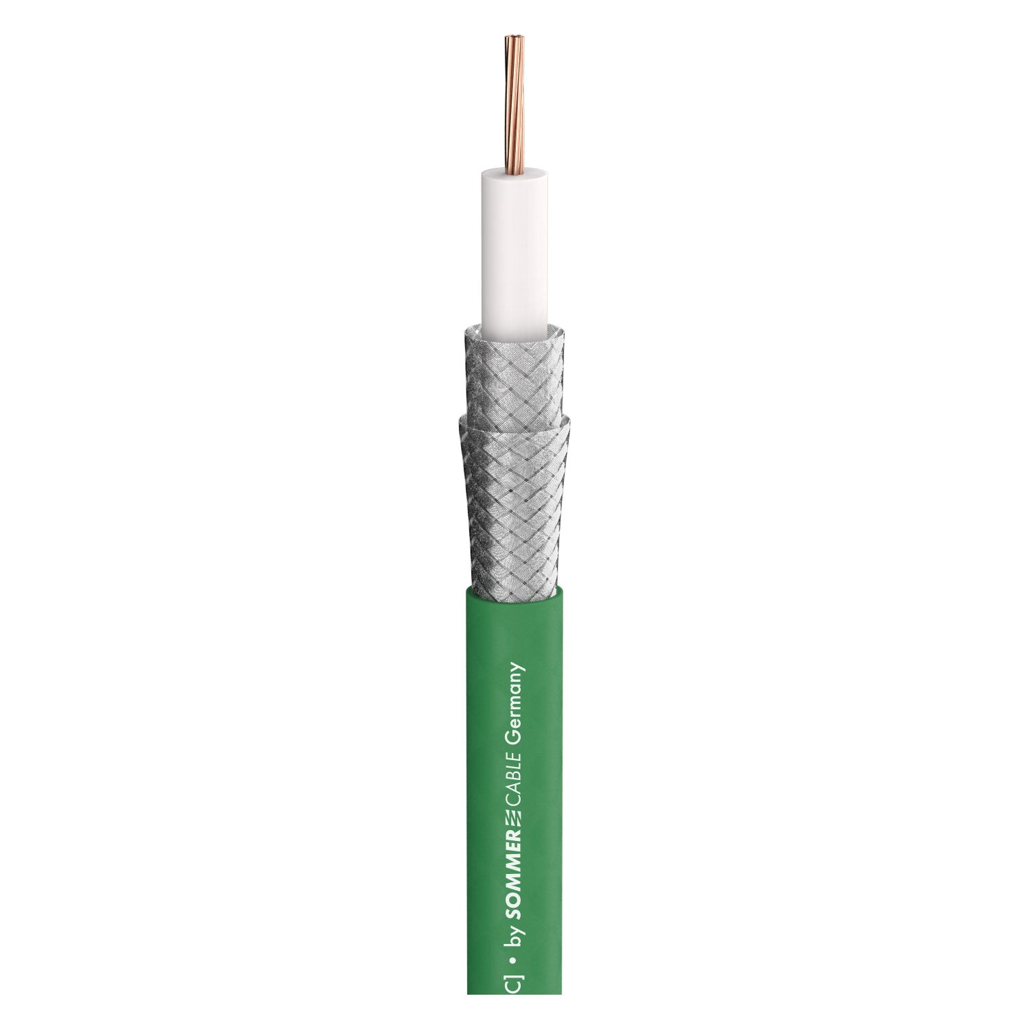 Vaizdo kabelis SC-Vector Plus DZ; 1 x 1,20; PUR Ø 7,10 mm; žalias