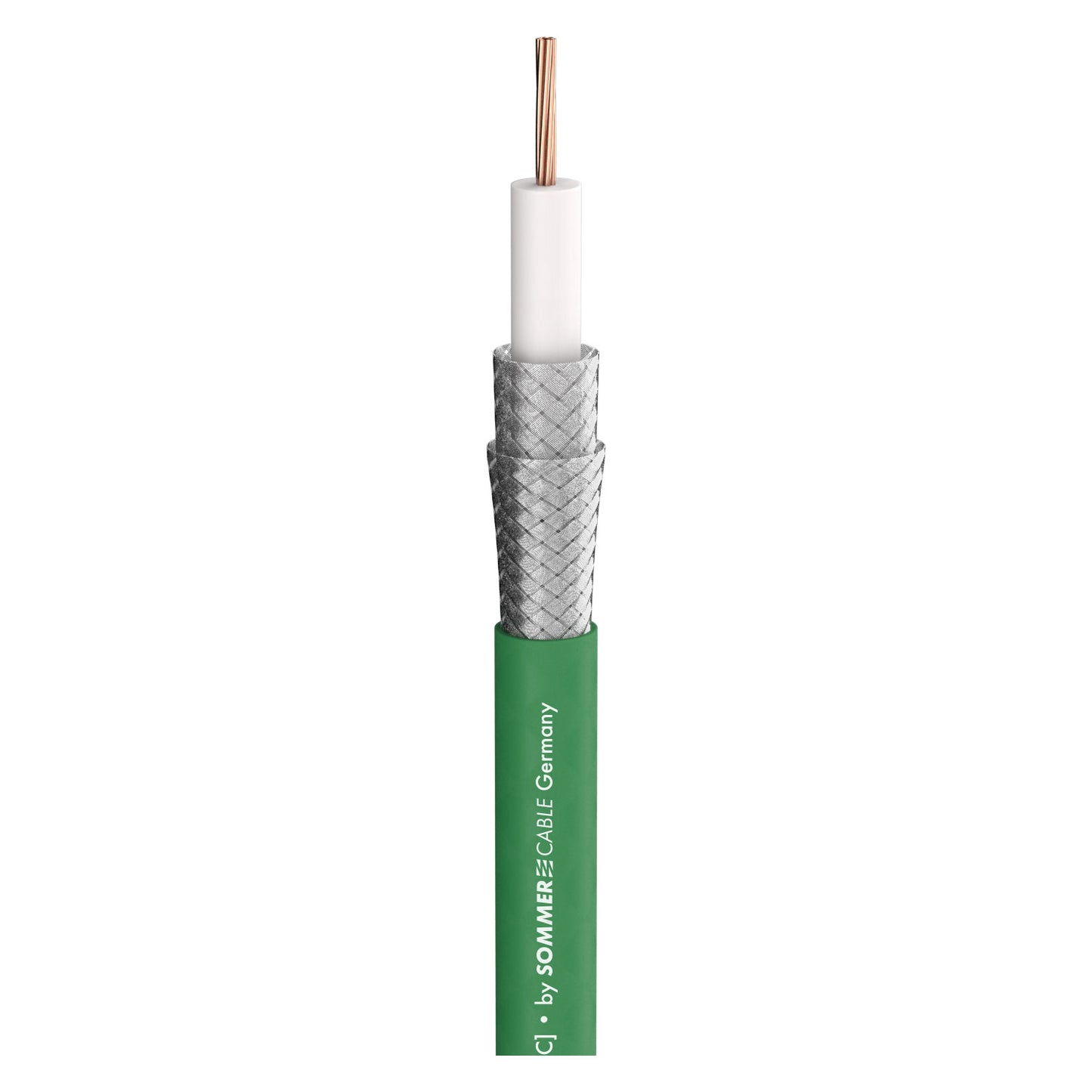 SDI kabelis 12G SC-Vector Plus DZ; 1 x 1,20; PUR Ø 7,10 mm; žalias - 500 m ritė