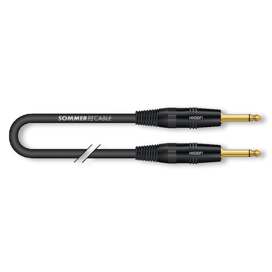 Instrumentinis kabelis SC-Spirit juodas ZILK, 1 x 0,25 mm² | jack / jack, HICON