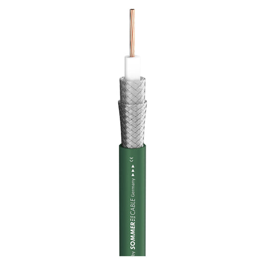 SDI kabelis 12G SC-Vector Plus RCB 1.6L/7.3; 1 x 1,40; PVC Ø 10,30 mm; žalias - 1000 m ritė