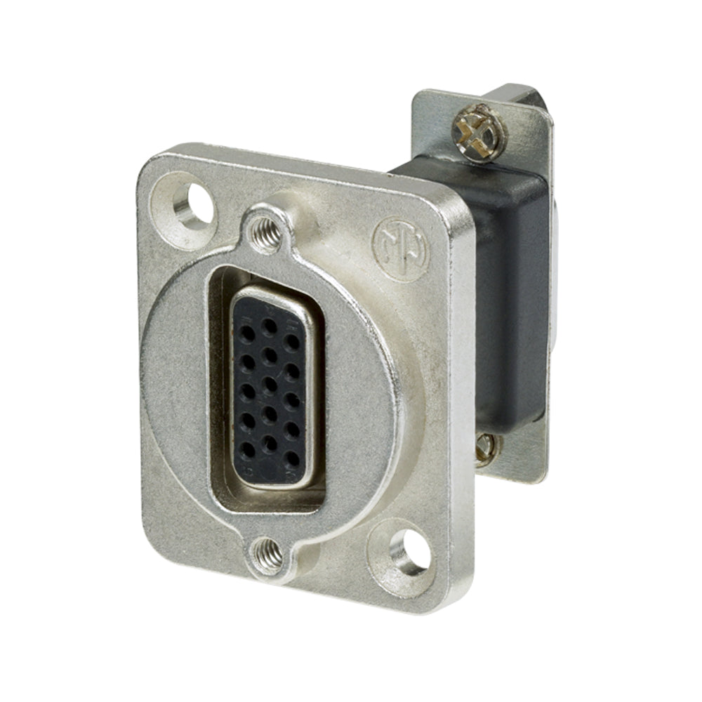 NEUTRIK® | SUB-D 15-pole lizdas Type D, pilkas