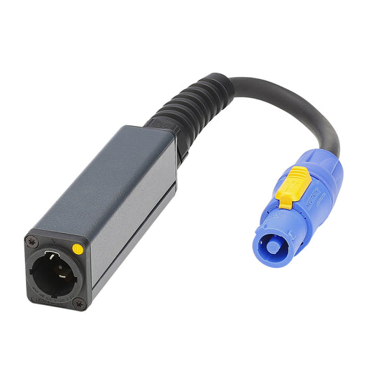 AC-Brick Adapter | NAC3FCA powerCON® mėlynas with 30 cm Titanex 3G25/NAC3MPX powerCON® TRUE1 in