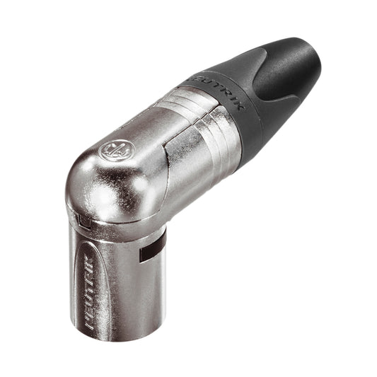 NEUTRIK® XLR, 7-pole , metal-, Soldering-kištukas jungtis, sidabrinis plated contact(s), angled, nickel