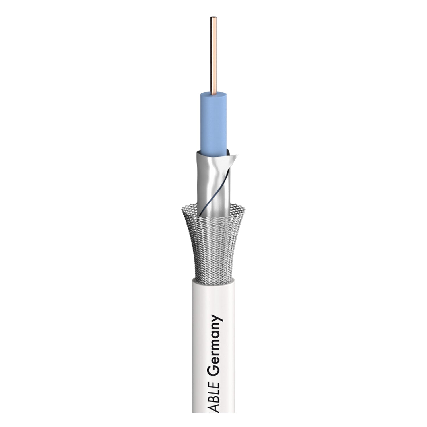 SAT-CABLE HD/UHD/DIGI PRO SERIES SC-ASTRAL HD/UHDx 0,65; PVC; baltas