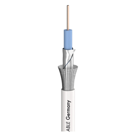 SAT-CABLE HD/UHD/DIGI PRO SERIES SC-ASTRAL HD/UHDx 0,65; PVC; baltas