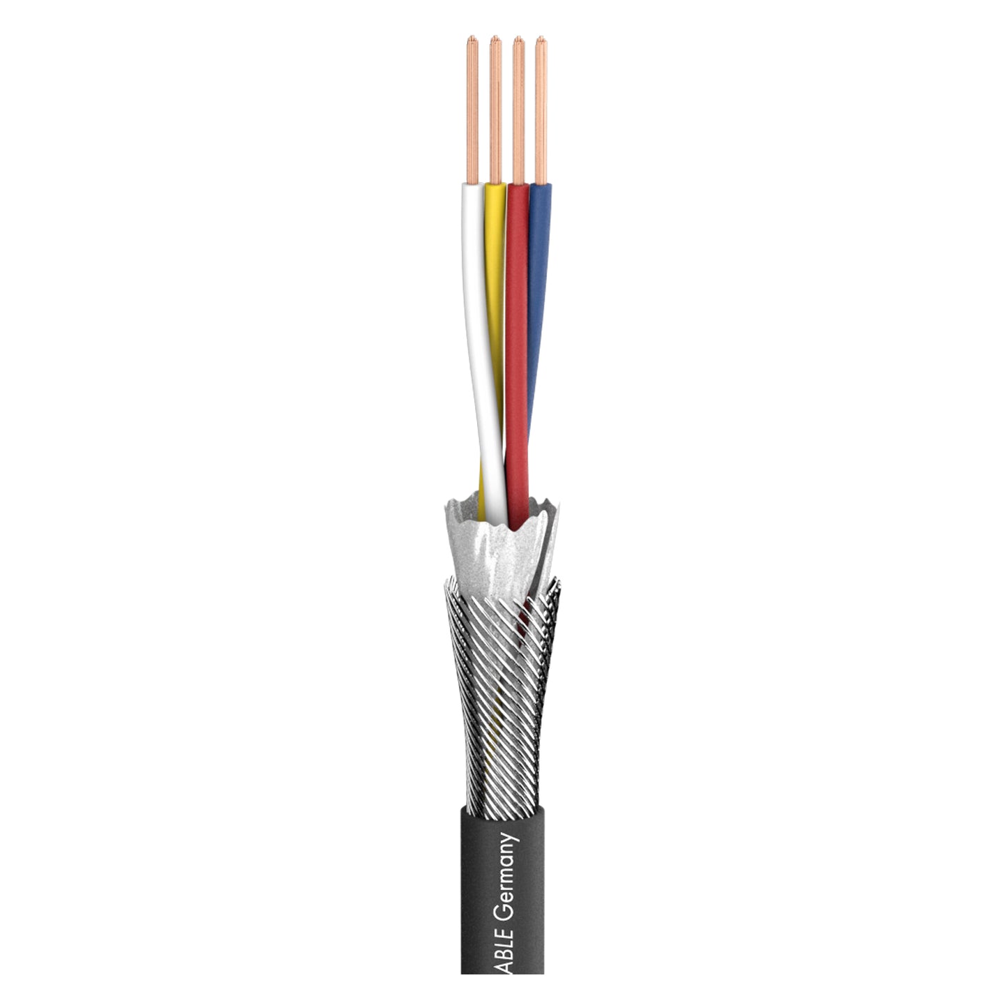 DMX SC-Semicolon 4 AES/EBU; 4 x 0.14 mm²; PVC Ø 5,20 mm; juodas - 100 m ritė