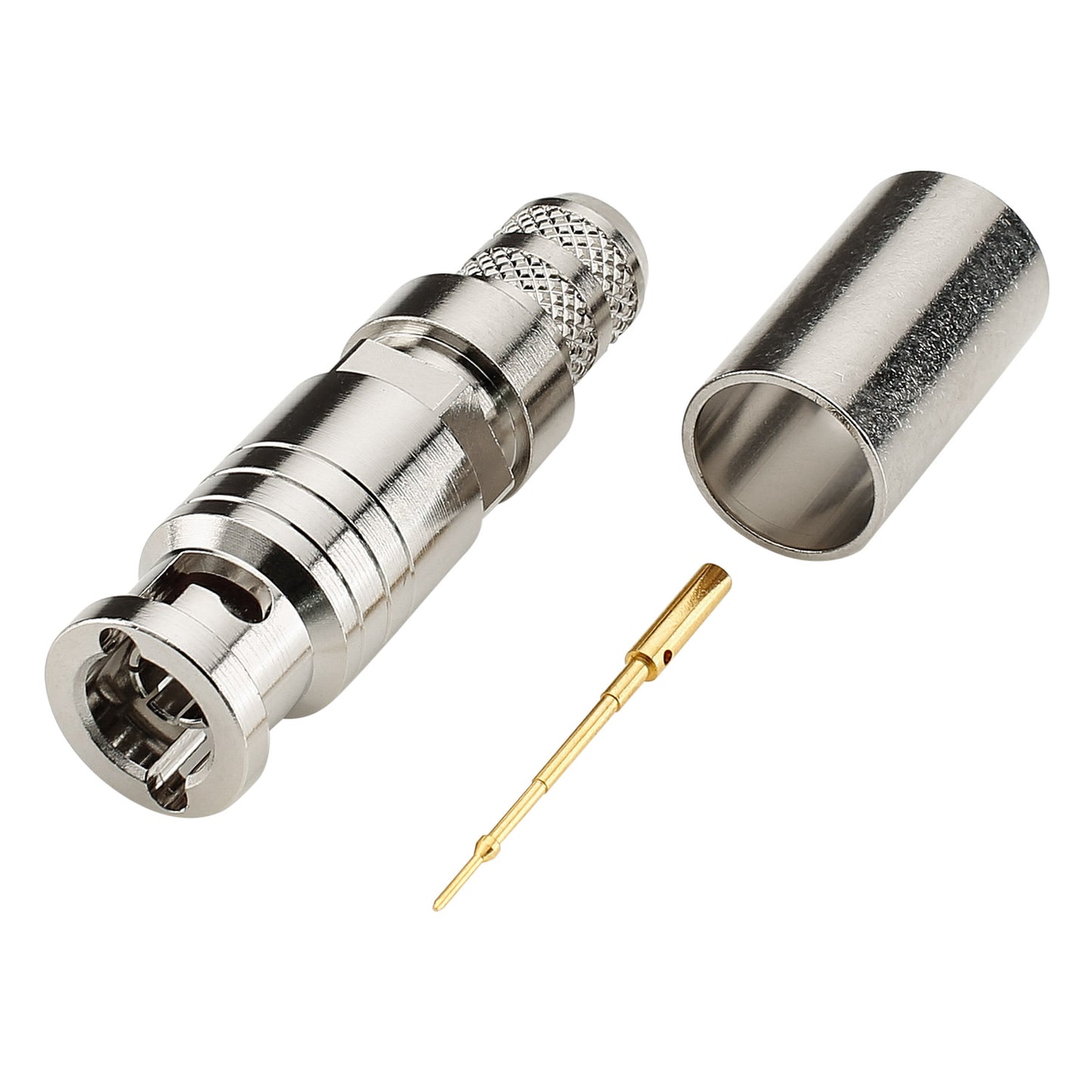 TELEGÄRTNER MINI BNC crimp-kištukas jungtis, tiesi, nickel