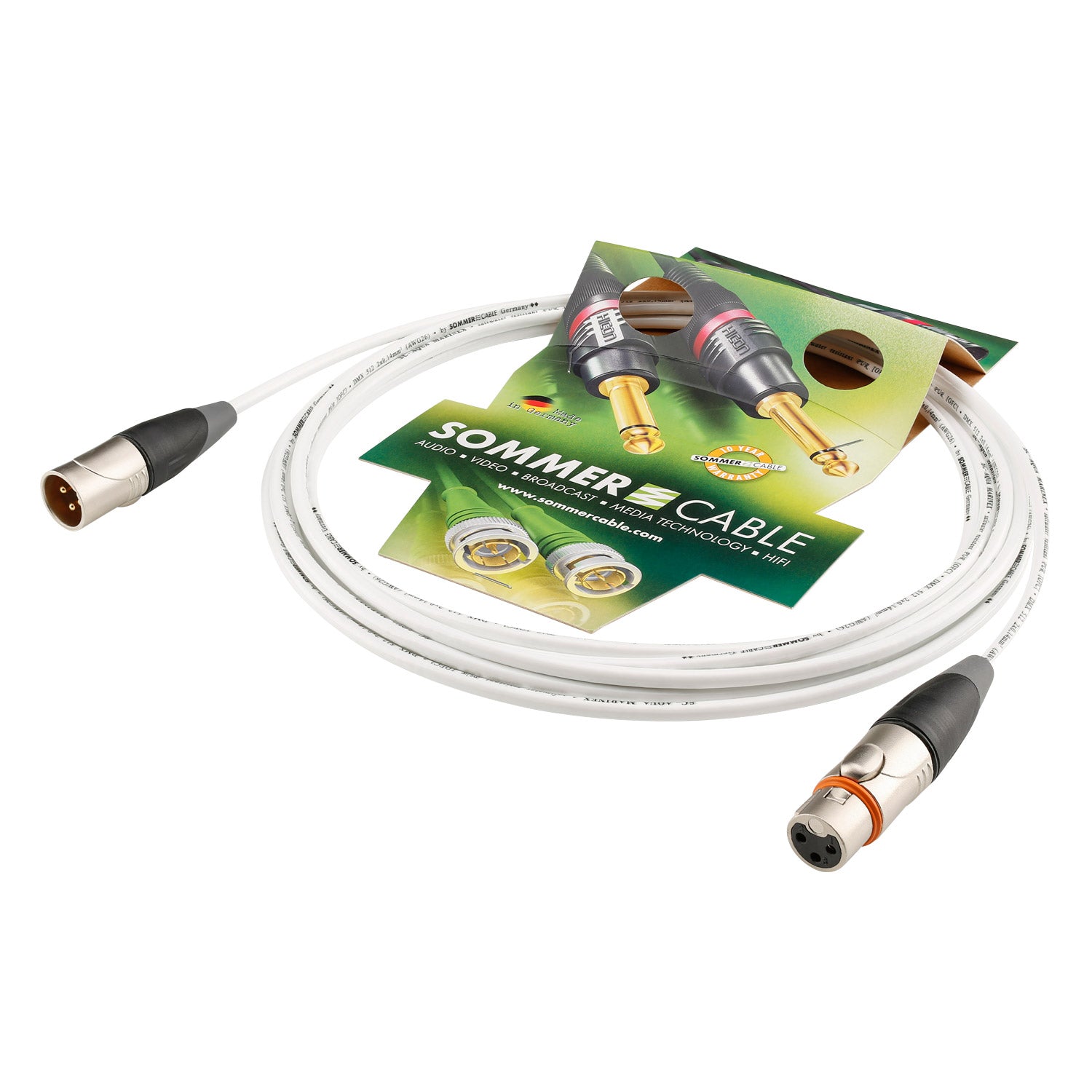 Mikrofono kabelis SC-AQUA MARINEX, 2 x 0,14 mm² | XLR / XLR, HICON