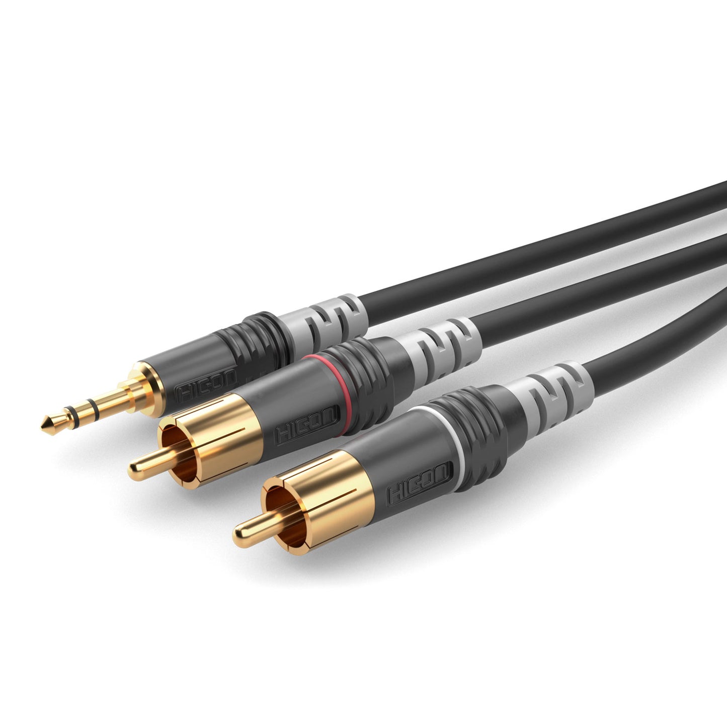 Instrumentinis kabelis | Mini jack / 2 x RCA, HICON