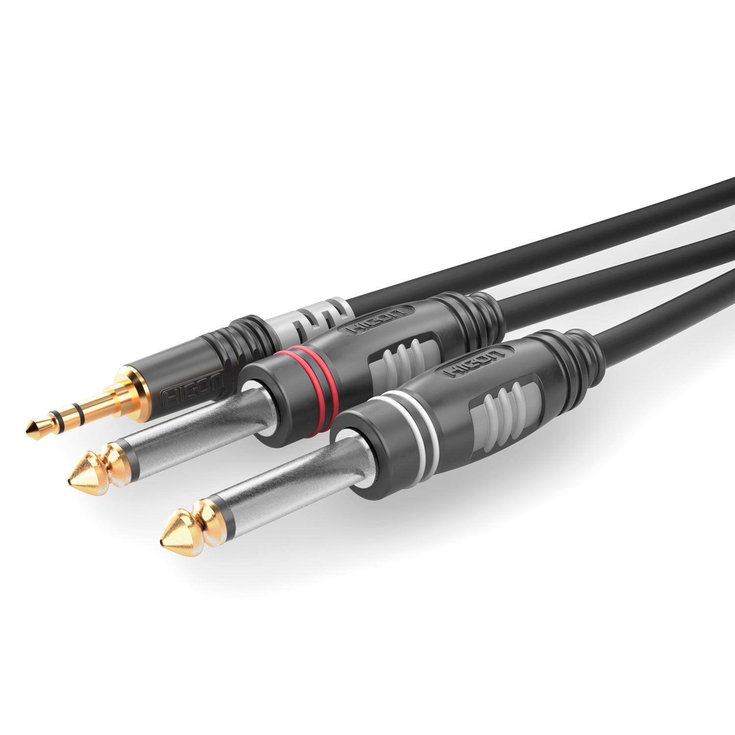 Instrumentinis kabelis | 2 x jack / mini jack, HICON