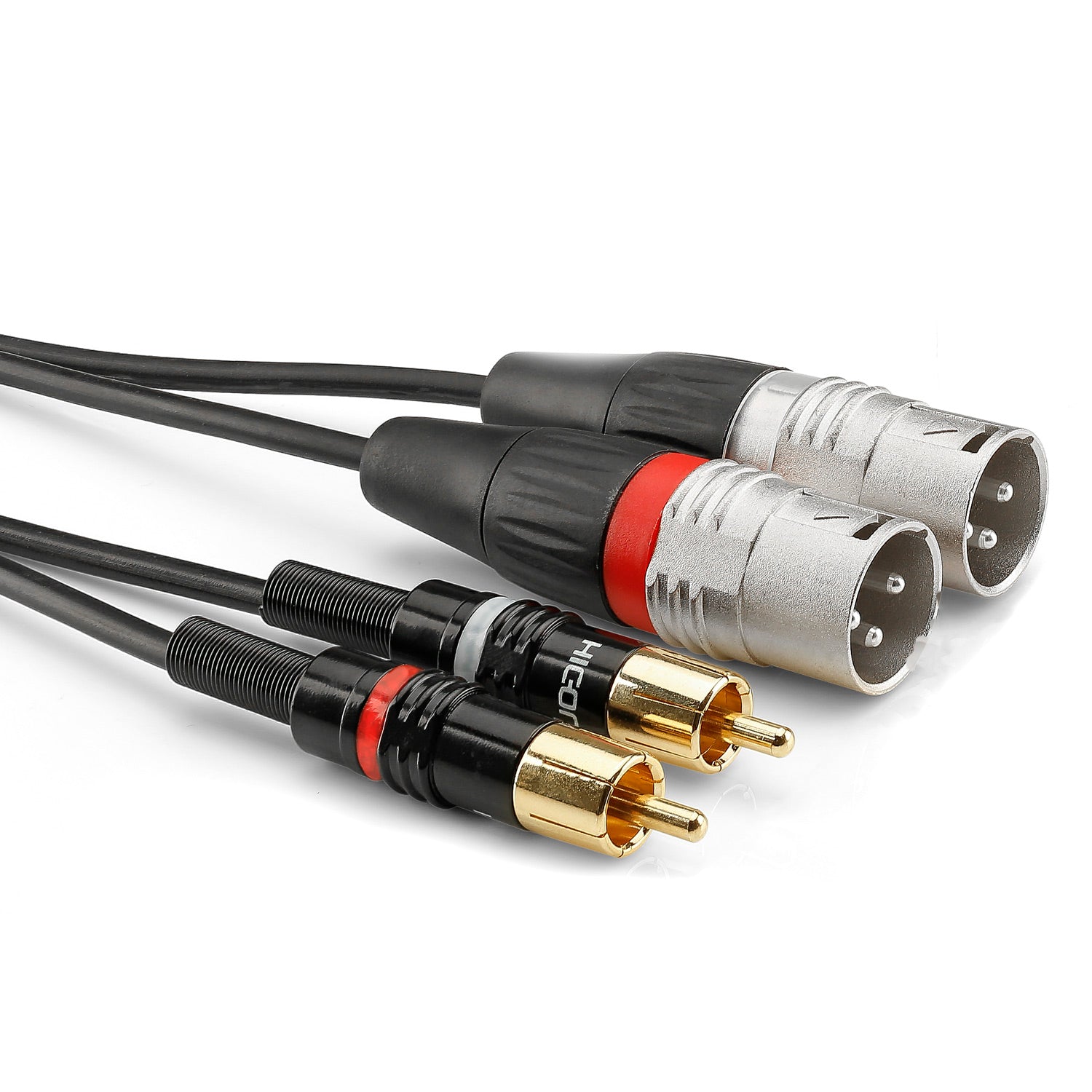 Instrumentinis kabelis | 2 x XLR / 2 x RCA, HICON