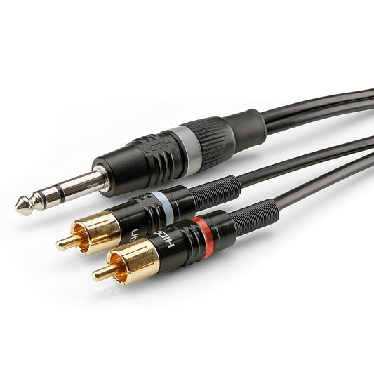 Instrumentinis kabelis | Jack / 2 x RCA, HICON