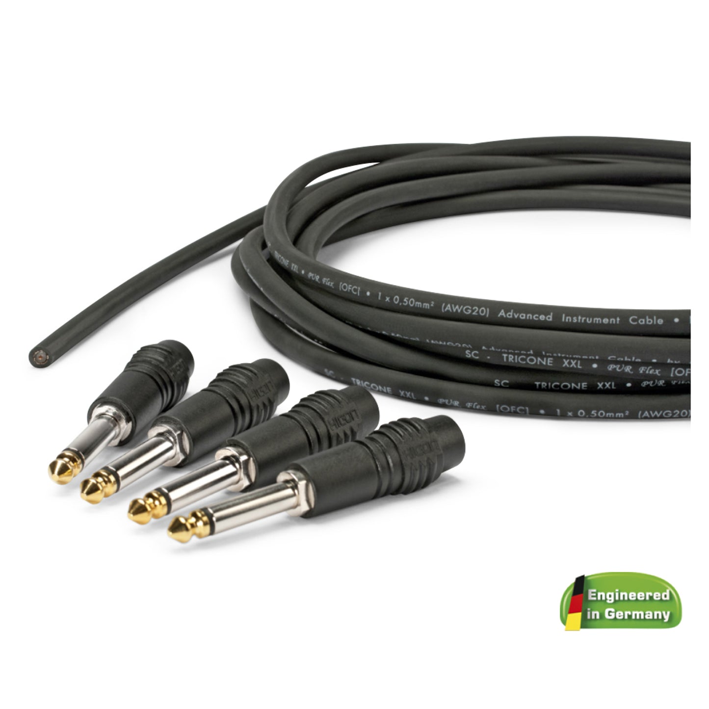 SPIRIT XS DIY cable self-assembly set, skaidrus juodas