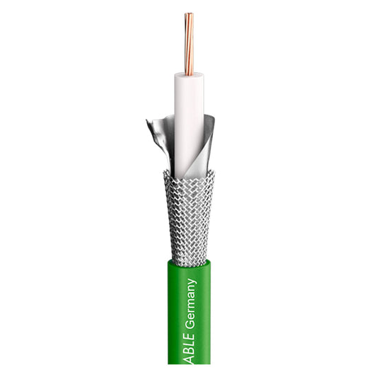 SDI kabelis SC-Vector Plus CPR-Version; 1 x 1,20; FRNC Ø 6,95 mm; žalias; Dca - 500 m ritė