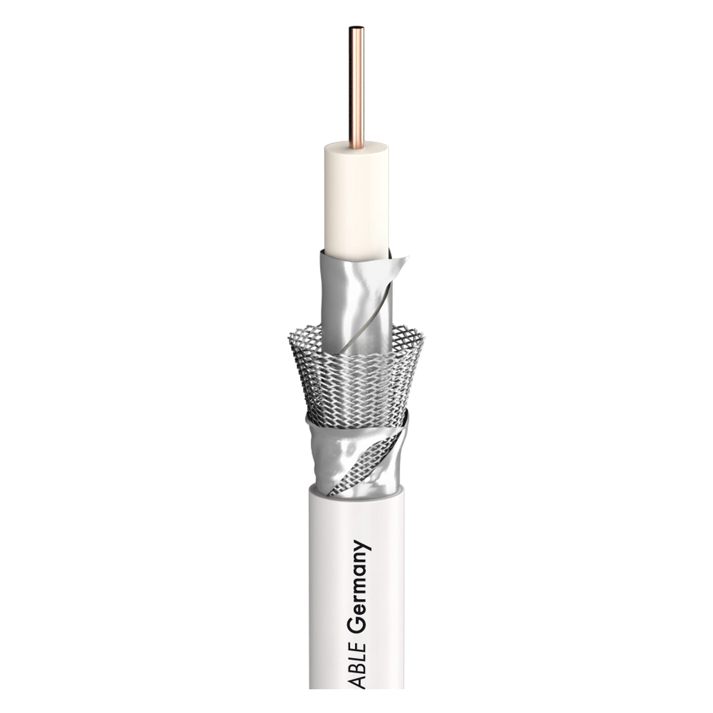 SAT-CABLE HD/UHD/DIGI PRO SERIES SC-ASTRAL HD/UHDx 1,00; PVC Ø 6,80 mm; baltas; Eca