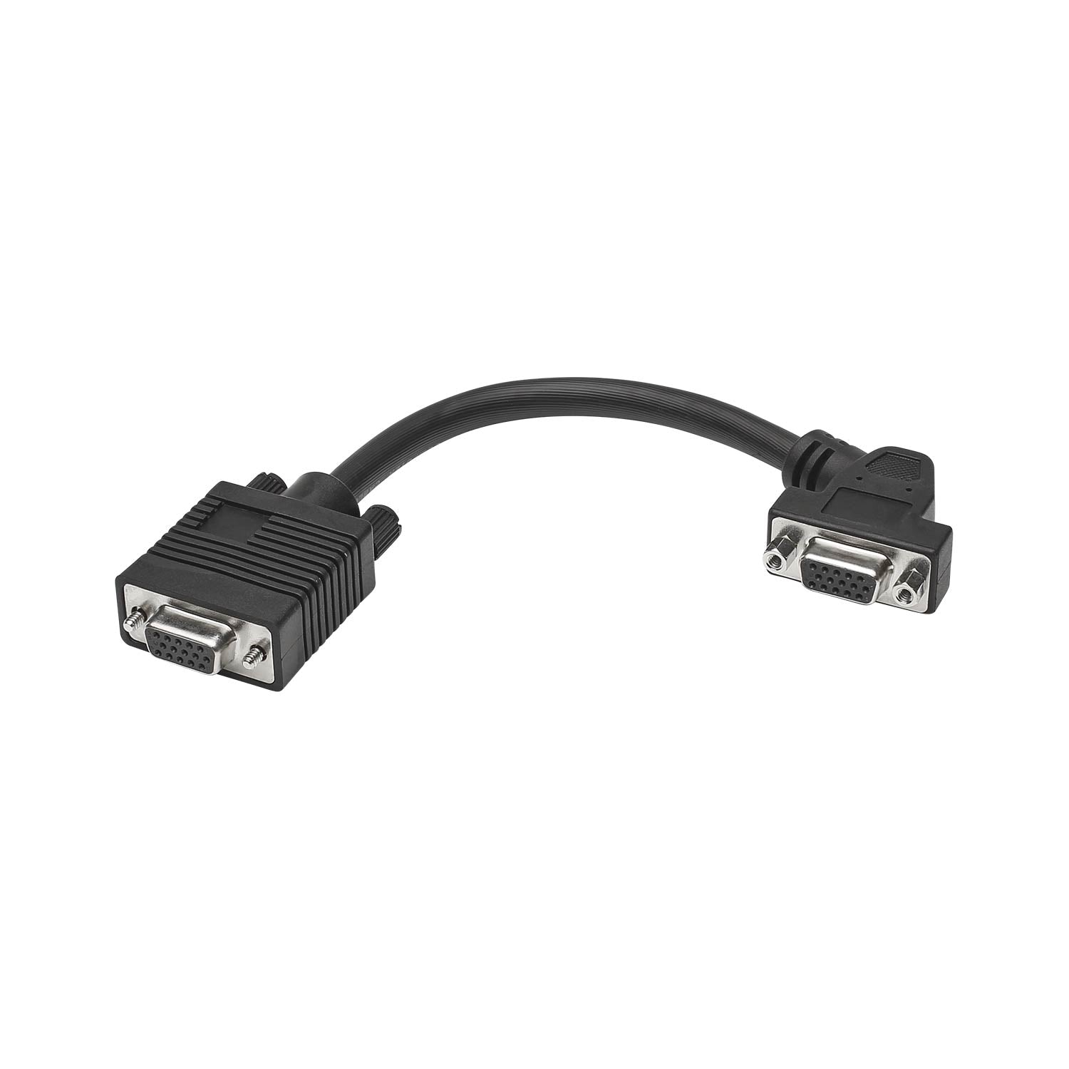 Monitor cable VGA | HD-SUB-D / HD-SUB-D 90° panelmount 0,2m