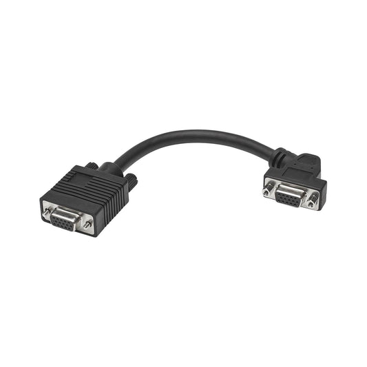 Monitor cable VGA | HD-SUB-D / HD-SUB-D 90° panelmount 0,2m