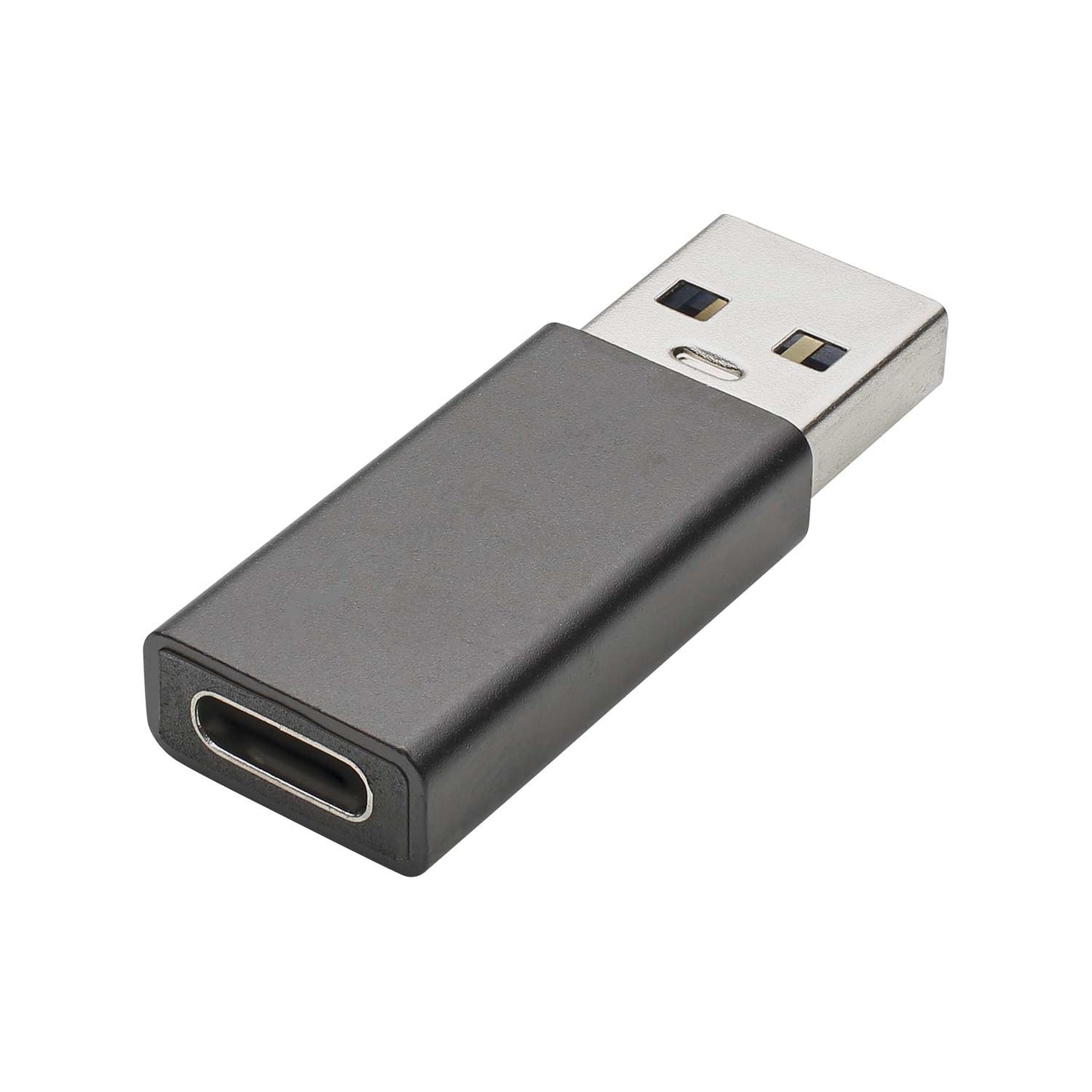 Adapter USB | USB 3.0 kištukas (tipas A)/USB-C lizdas tiesi, juodas