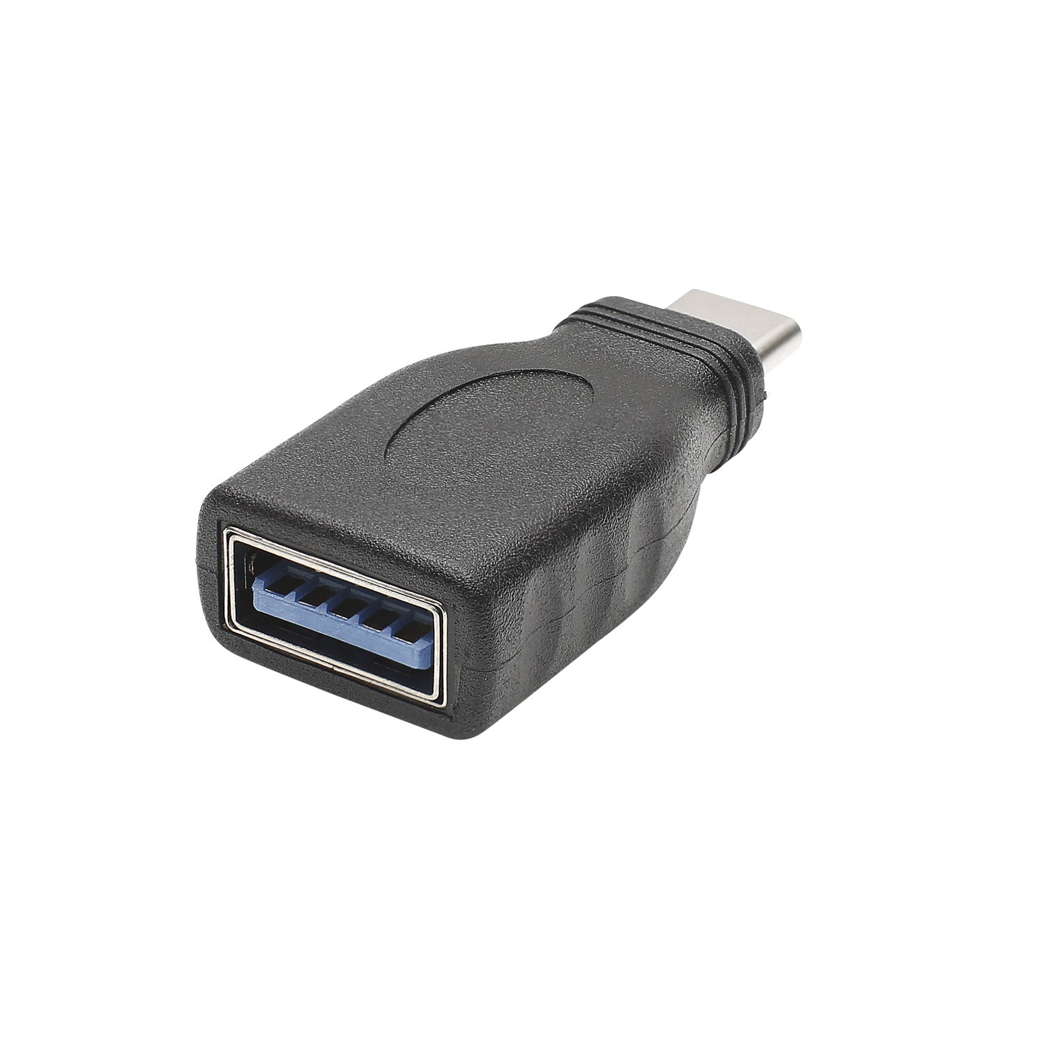 Adapter USB | USB-C kištukas/USB 3.0 lizdas (tipas A) tiesi, juodas