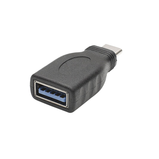Adapter USB | USB-C kištukas/USB 3.0 lizdas (tipas A) tiesi, juodas