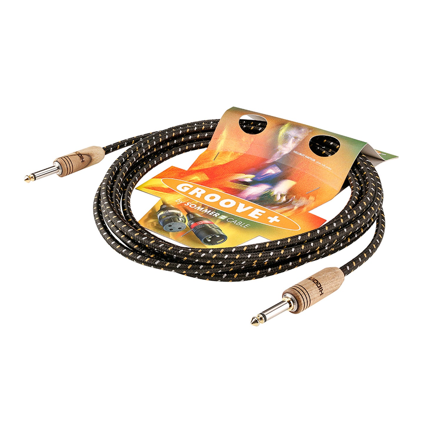 Instrumentinis kabelis SC-CLASSIQUE, HICON WOODPLUG, 1 x 0,50 mm² | jack / jack, HICON