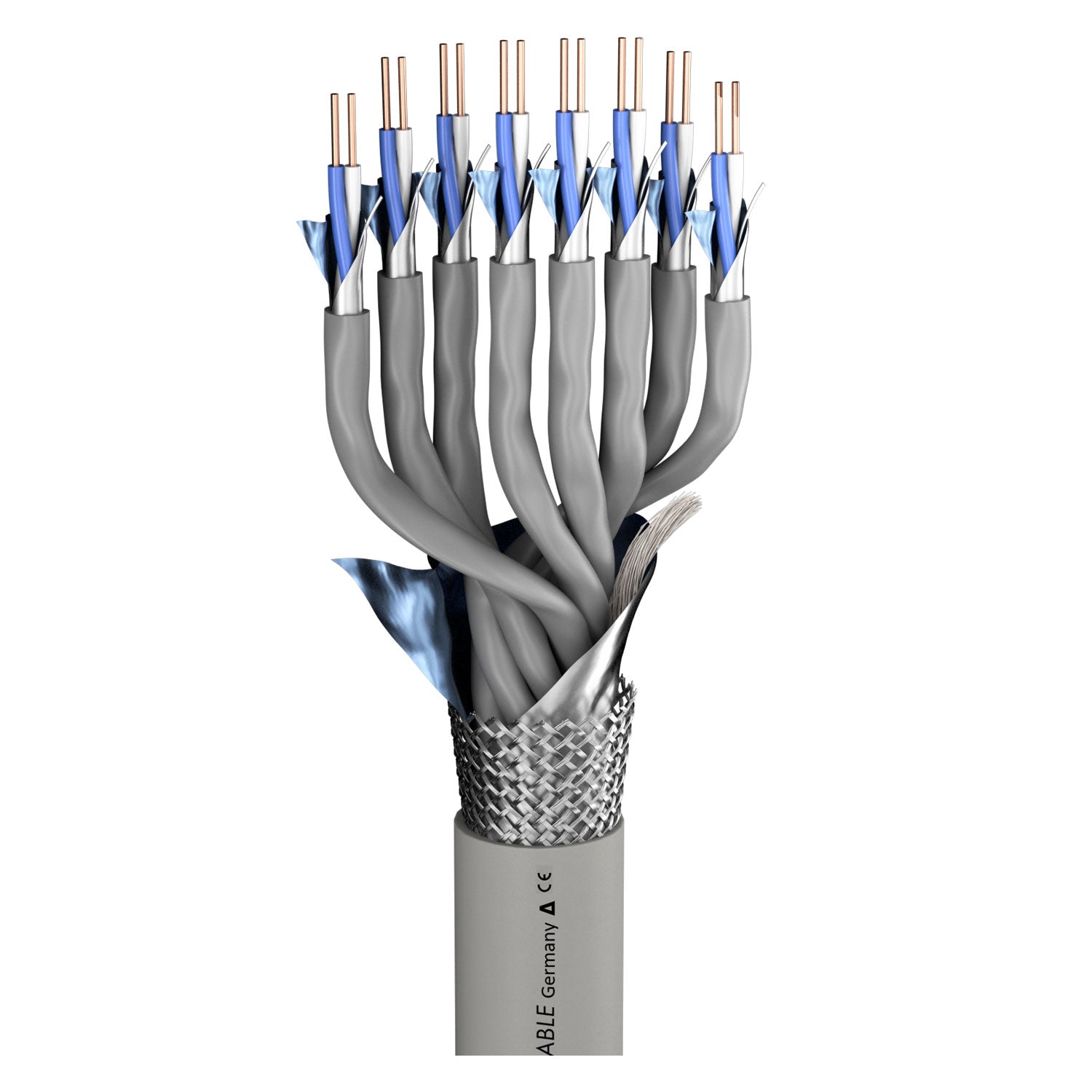Modulation cable Logicable MP CPR-Version; FRNC; pilkas | 2 x 0,57 mm (≙ 0,26 mm²) x number of pairs; Dca
