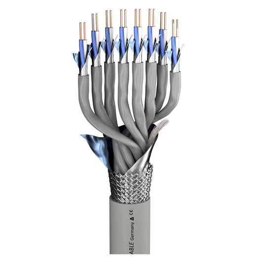 Modulation cable Logicable MP CPR-Version; FRNC; pilkas | 2 x 0,57 mm (≙ 0,26 mm²) x number of pairs; Dca