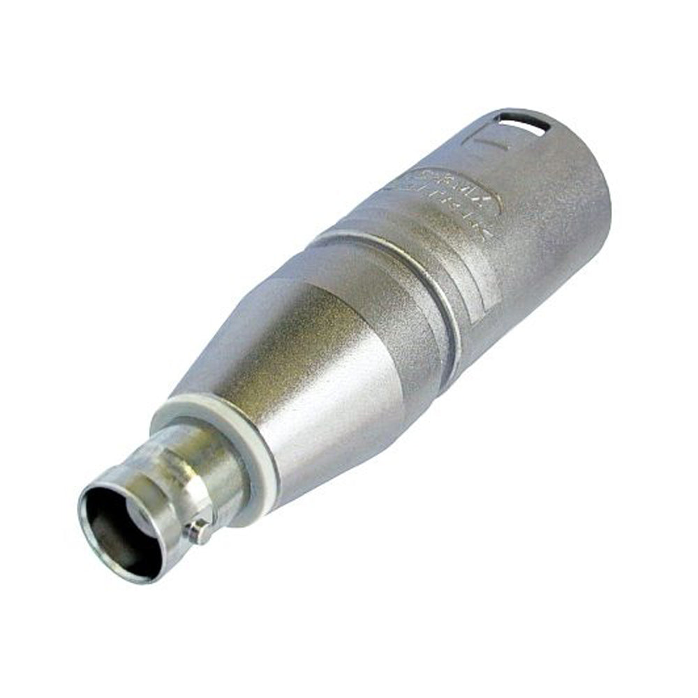 NEUTRIK® Adapter | XLR kištukas/BNC lizdas tiesi, nickel