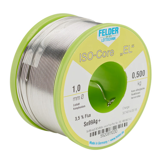 Solder wire, Solder wire Sn 99 Ag 0.3 Cu 0.7 NiGe Felder
