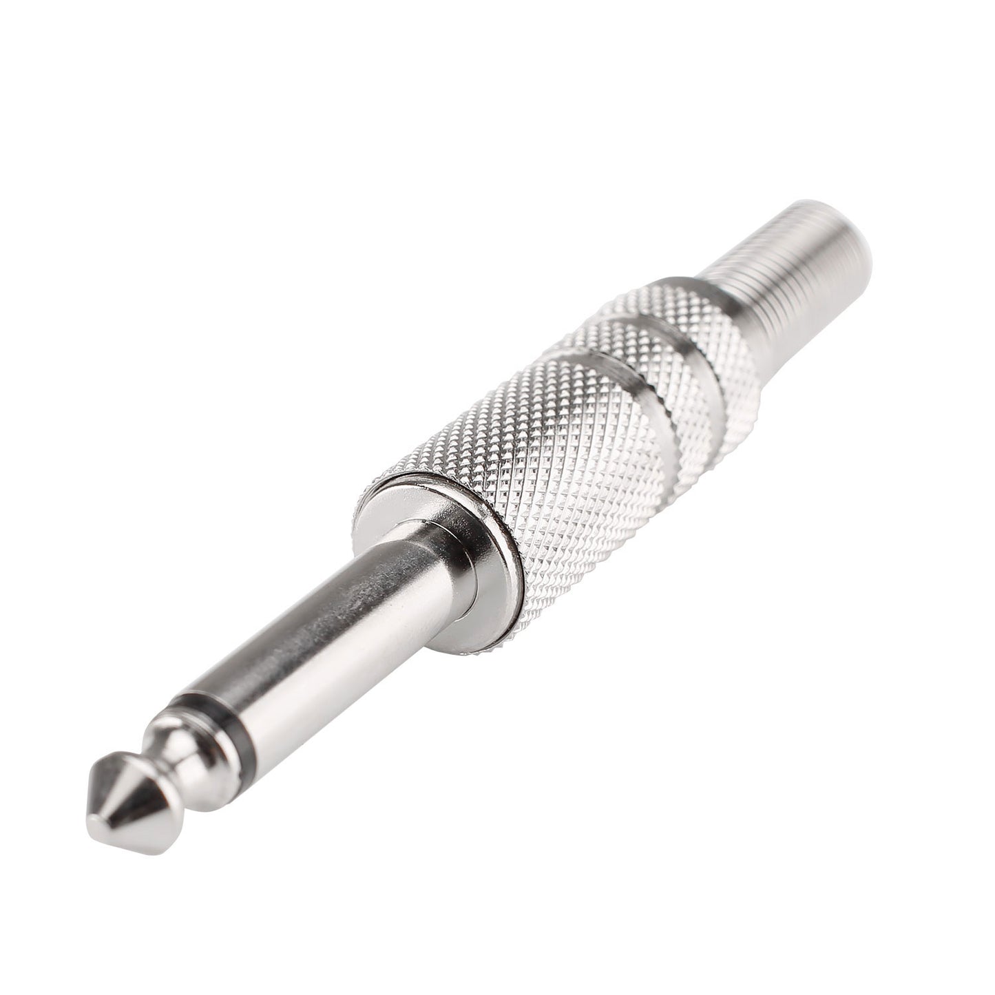 jack (6,3mm) metal-Soldering-kištukas jungtis, tiesi, chrome coloured