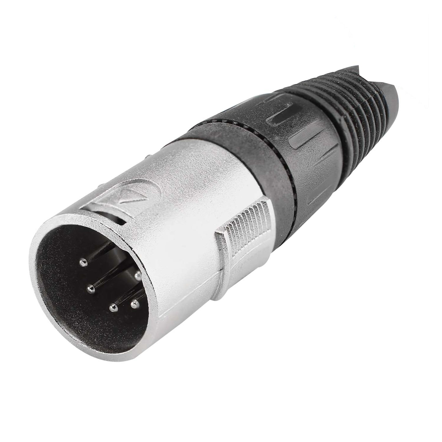 XLR, 5-pol , metal-, Soldering-kištukas jungtis, tiesi