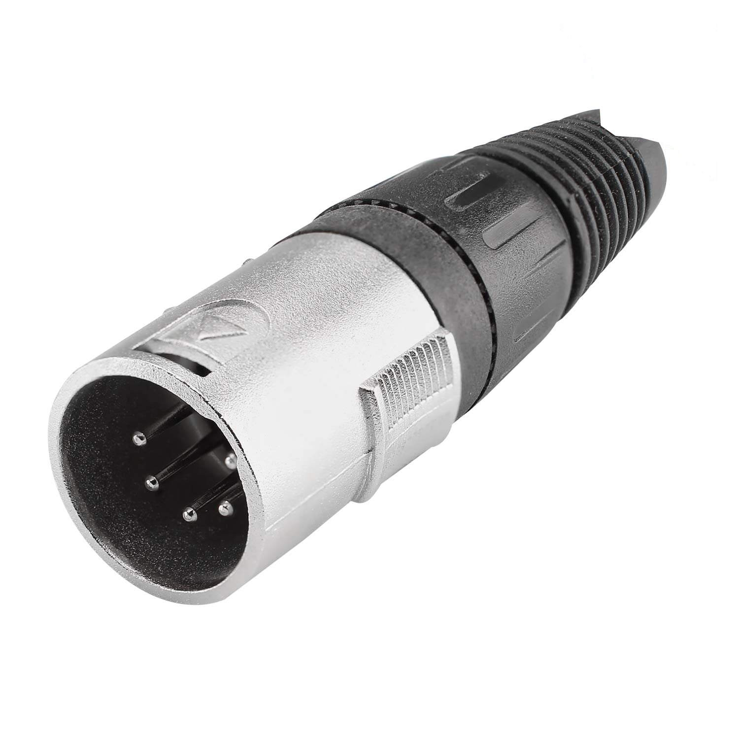 XLR, 5-pol , metal-, Soldering-kištukas jungtis, tiesi