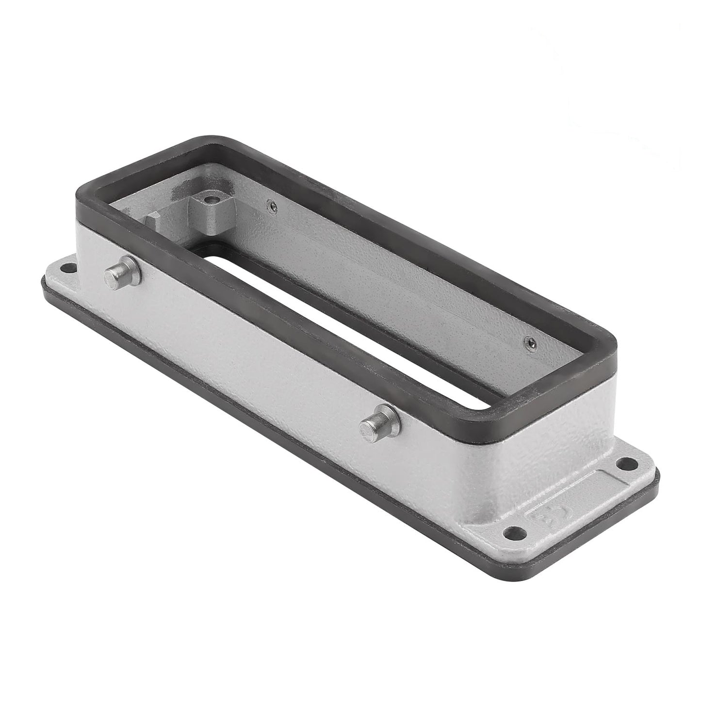 ILME rectangle MP 24, metal-, Add-on housing, flat, 4 bolts, pilkas